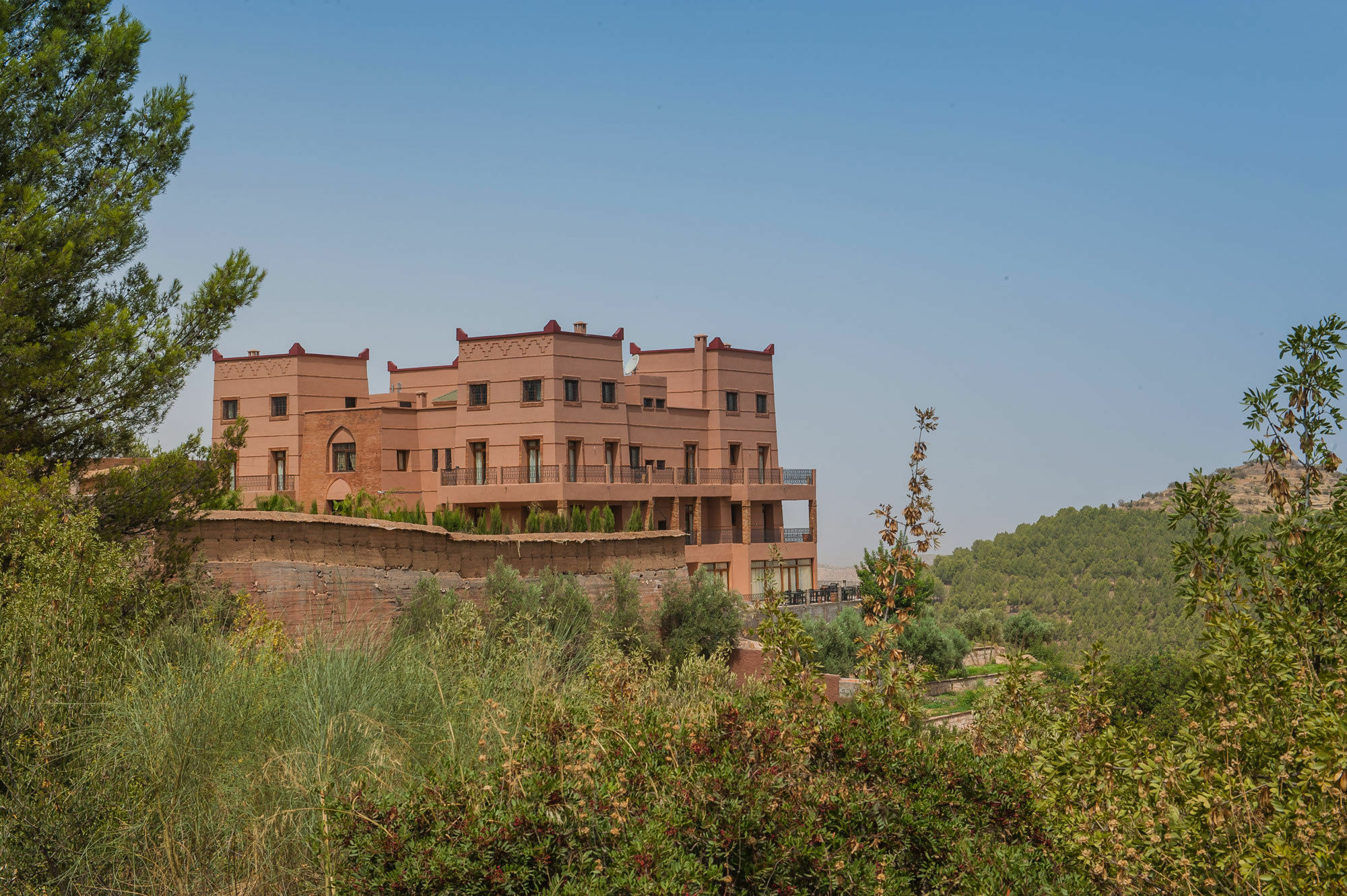 Hotel Kasbah Ait Oumghar à Demnate Extérieur photo